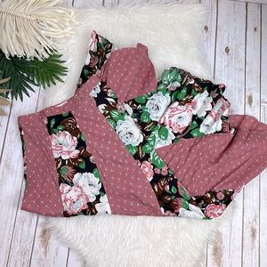 Vintage 70s/80s Irene Kasmer Floral Maxi Skirt